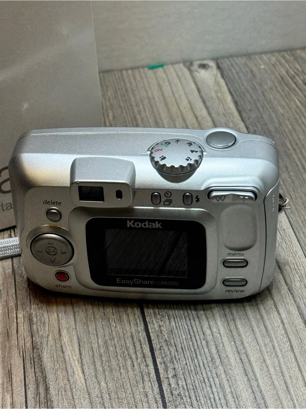 Kodak Digital Camera EasyShare CX6330 3.1MP Silver Tested with Box Works
